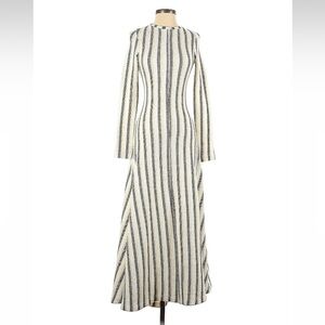 RARE Christy Dawn Long-Sleeved Striped Maxi Dress